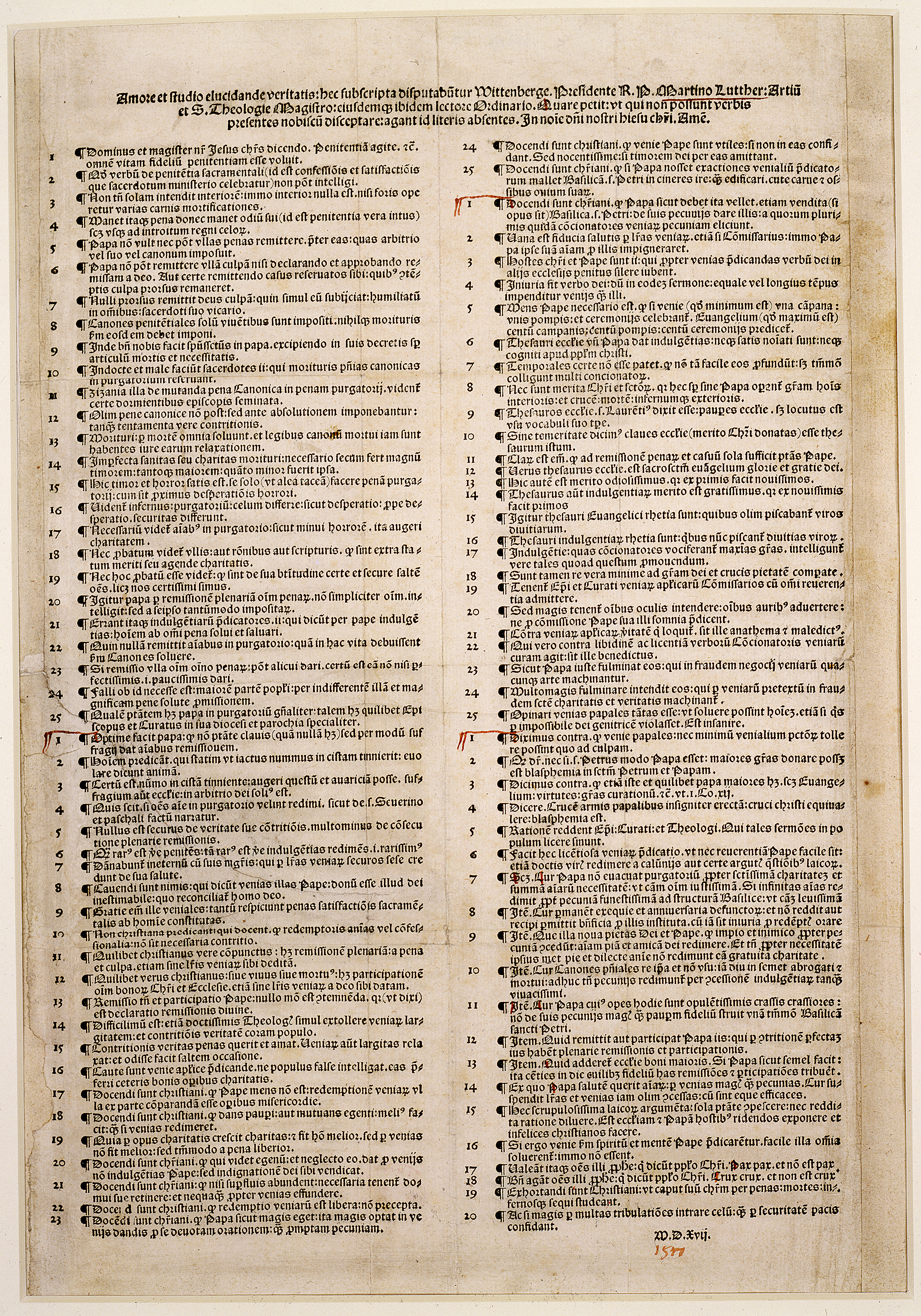 95 theses luther